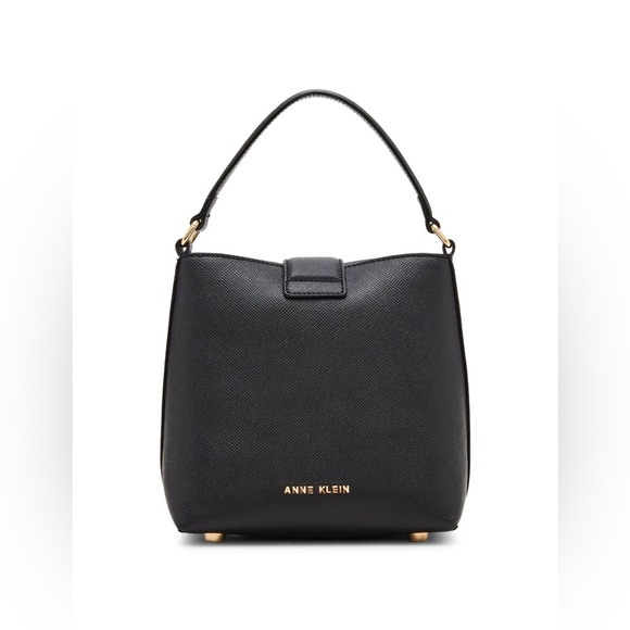 Small Sculpted Buckle Bucket with Convertible Strap - Picture 6 of 10